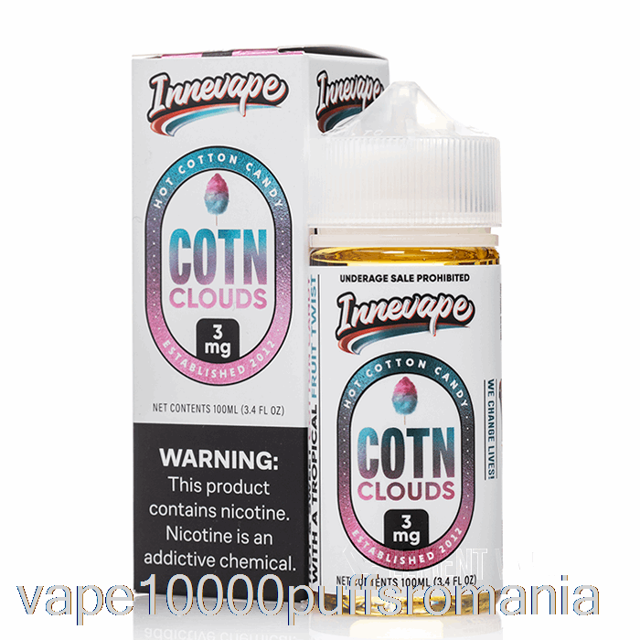 Vape Romania Cotn Clouds - E-lichide Innevape - 100ml 3mg